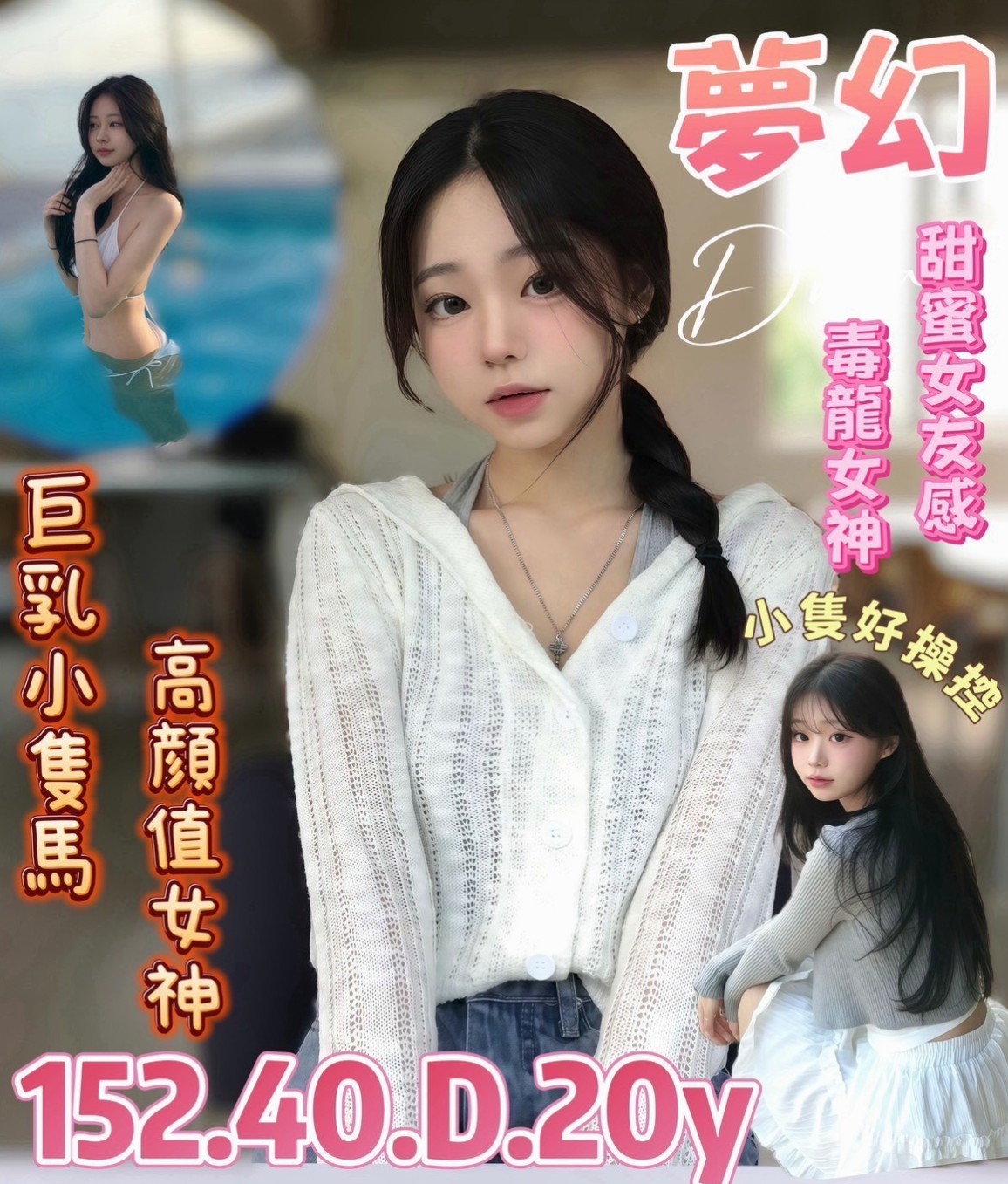 月牙│安定按摩│性感辣妹櫃姐│身高170cm│體重51kg│胸圍C罩杯│年齡21歲│高挑大奶 氣質美女，皮膚白皙~外型超優！  暱稱【台妹肖妍】#顏值超超高 #真的很優